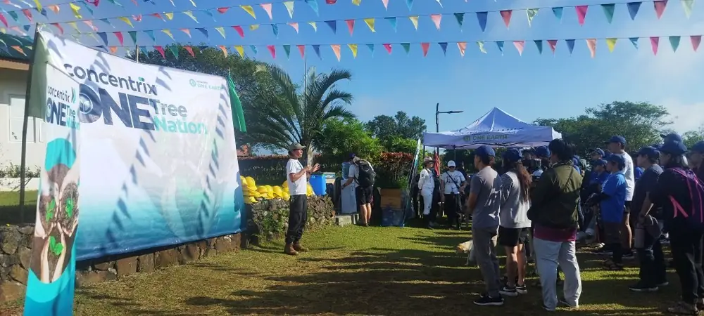Planted 3,000 native trees in Sierra Madre's Laguna-Quezon Land Grant — Concentrix