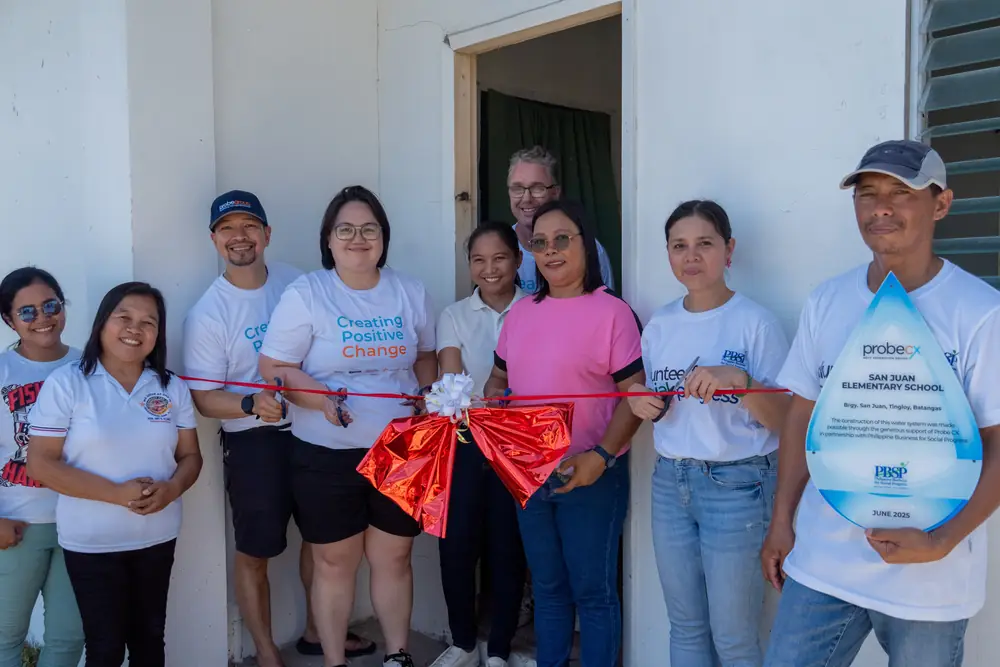 Clean Water Project for San Juan community, Tingloy — Probe CX