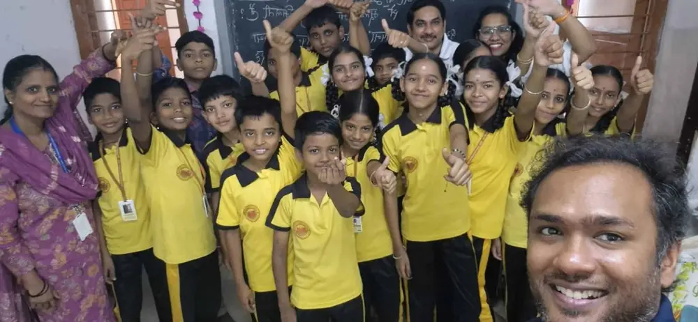 2025 CSR life-skills sessions at local school — Talent Formula